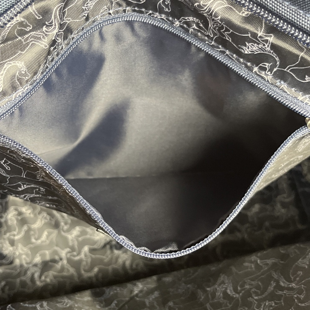 Ariat Team Carryall Tote Navy Tanger Nashville Travel Bag Organizer Pockets NWT - Picture 8 of 9